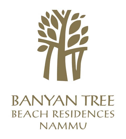Banyan Tree Beach Residences Nammu logo with stylized tree icon and text
